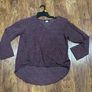 Cocomo Women's Plum Patterned Blouse